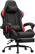 Gaming Chair Fabric with Pocket Spring Cushion,Computer Office Chair with Lumbar
