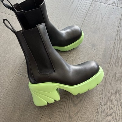 Bottega Veneta flash leather boots Size37