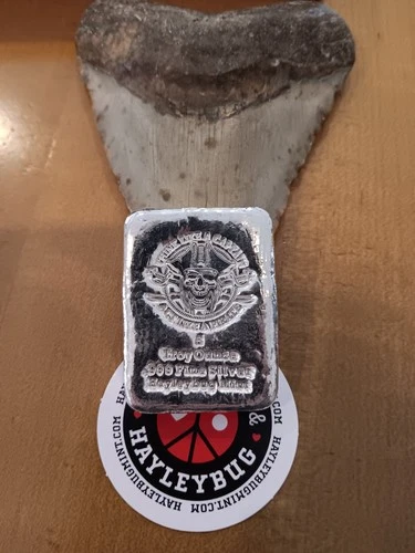 5 Oz .999 Silver Early Hayleybug Pirate Bar
