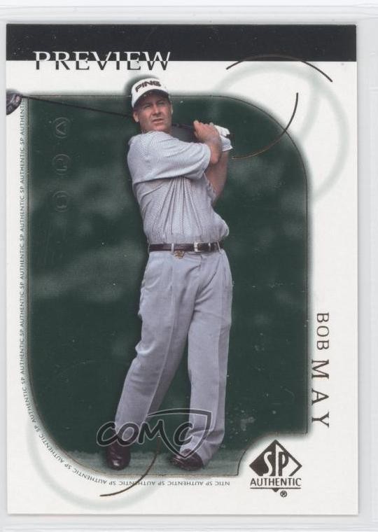 2001 SP Authentic Preview Bob May #6 Rookie RC 0b9