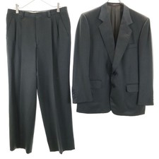 GIVENCHY 90s Wool Old Suit Top and Bottom Setup Gray Men's Old Clothes