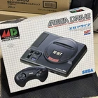 SEGA MEGA Drive 16Bit Console W/Box, Power cable Unused from JAPAN