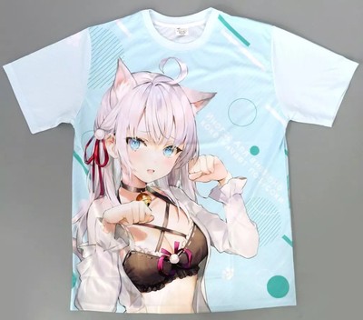 T-shirt A. Alisa Mikhailovna Kujou (Anya) Full Graphic T-shirt Blue for Men L