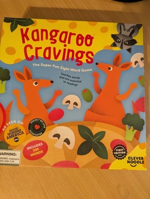 Kangaroo Cravings 300 High-Frequency Sight Words Game-1st Edition-As Seen On GMA