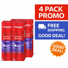 Colgate Optic White Purple Toothpaste 4 Pack ...