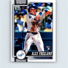 2026 Topps Alex Freeland Rookie #74 Los Angeles Dodgers