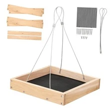 TT Nature Comedero para pájaros de plataforma para exteriores, Requiere montaje