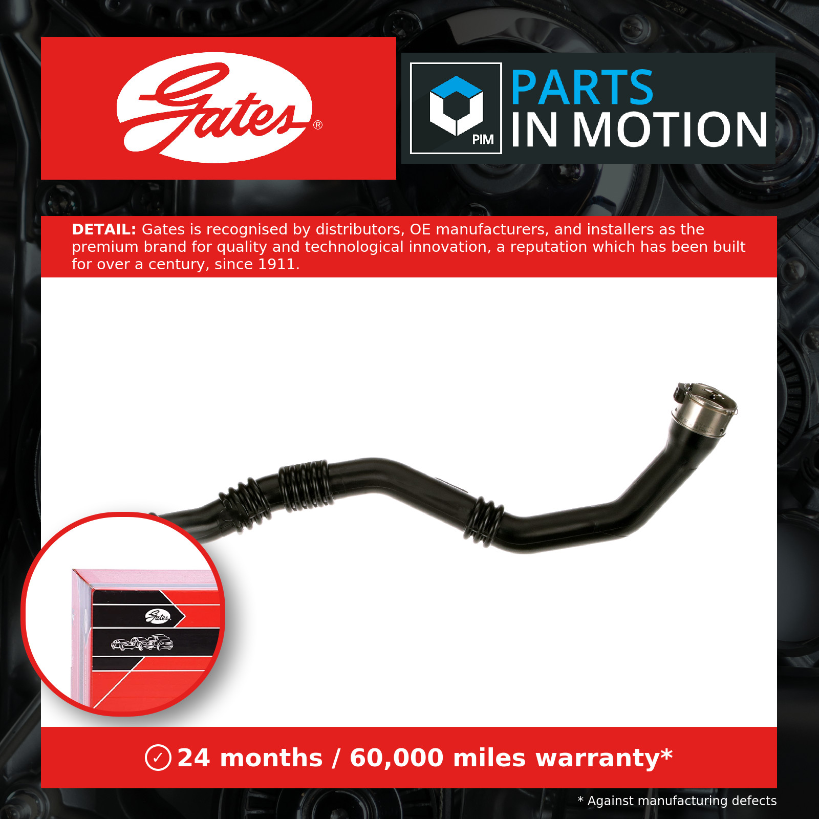 GATES 09-0541 Charger Air Hose for DACIA,RENAULT - Image 17