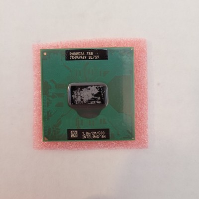Intel Pentium M 750 CPU Laptop Processor 1.86GHz 2M 533 SL7S9 RH80536