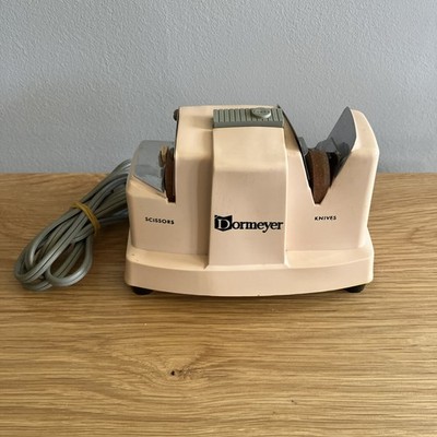 Vintage Dormeyer Scissor And Knife Sharpener TESTED Chicago  KS1YL Mamie Pink 