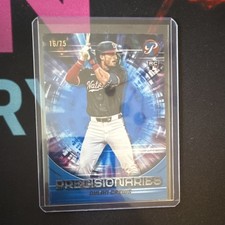 Topps Pristine Precisionaries Dylan Crews #PR-11 Blue Refractor /75 RC Nationals