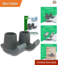 Pop  Glide Walker Ski Glides 2 Pack - Effortless Mobility  Floor Protection