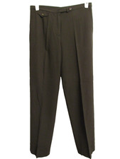 VTG Lauren Ralph Lauren women's olive green lined wool blend dress pants size 10