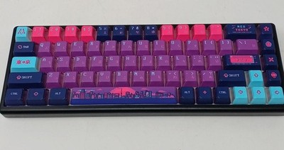 Arbiter Studio Polar 65 Neo Tokyo Gaming Tastatur USB QWERTY Schwarz/Grau