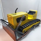 Vintage Tonka Mighty Bulldozer showing play wear displays well Old Steel Toys
