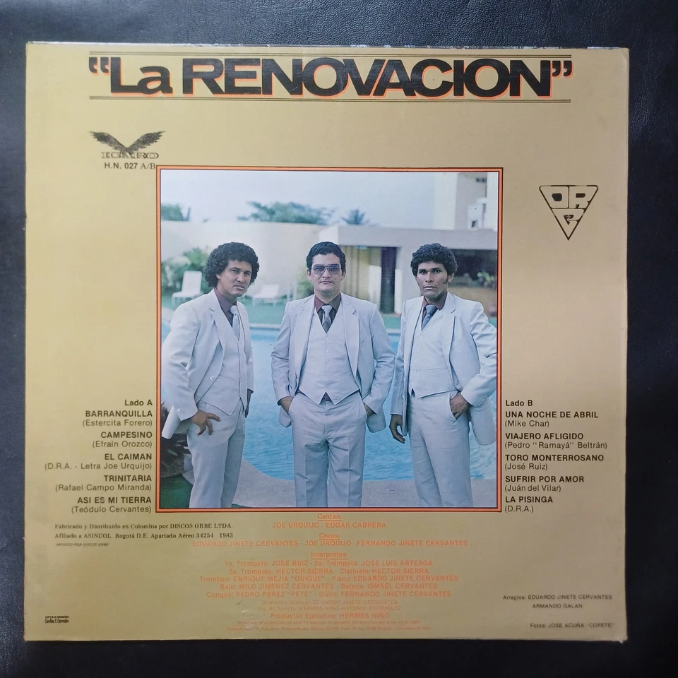 La Renovacion* – La Renovacion- Latin, Salsa, Colombia, 1983 Pantera, Fruko Foto 2 de 4
