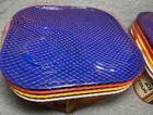 Vintage Ingrid of Chicago stackable Snax for 4 picnic sets, new/original package — photo 9