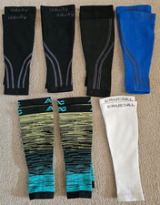 Calf Sleeves Leg Support Compression Shin Splint Varicose Vein Lot of 7 Women