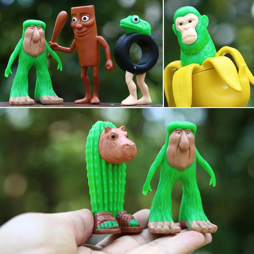 Personaggi Brainrot Tung Tung Tung Sahur Figura 8Pcs Statuette Divertenti Tralal - Foto 5 di 7
