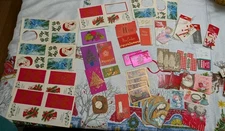 Vintage Hallmark Christmas Gift Tags All Hallmark Unused For Collector Old