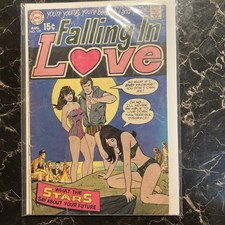 Falling in Love 109 Dc Romance Comic Silver Age Low Grade