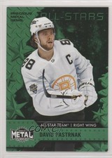 2020-21 Skybox Metal Universe All-Stars PMG Green 5/100 David Pastrnak #200 0t1l