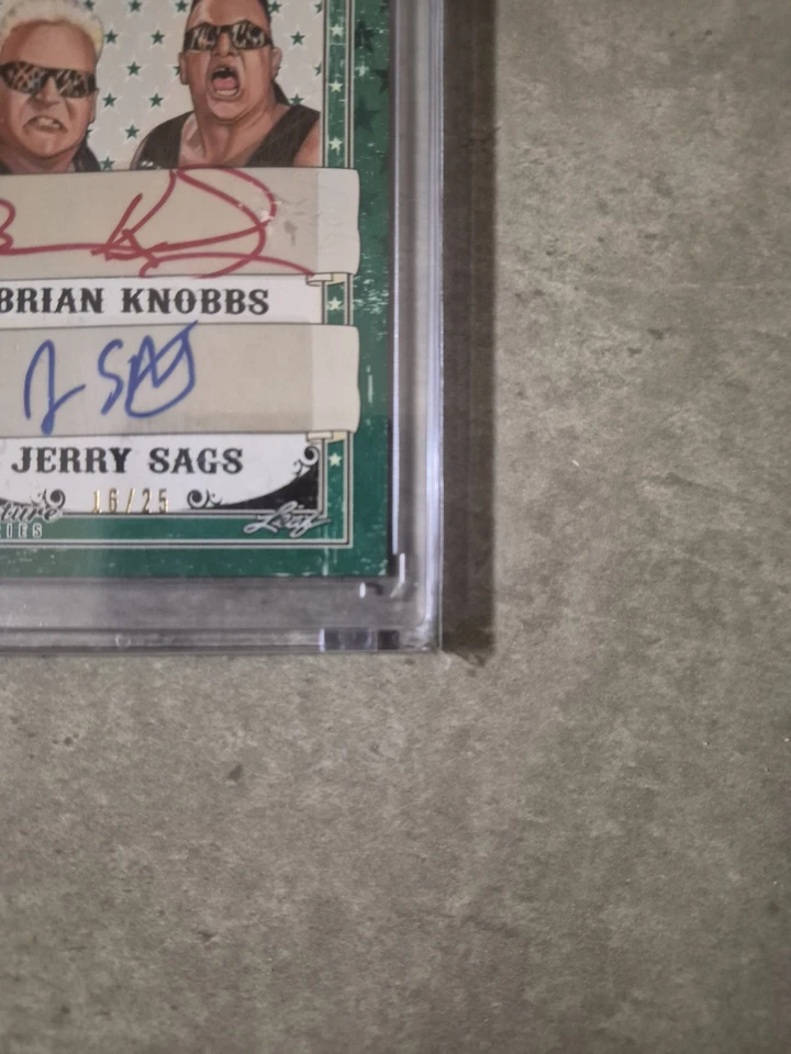 Nasty Boys Brian Knobbs/Jerry Sags 2016 Leaf Wrestling  Card Dual Auto  /25 - Image 4 of 4