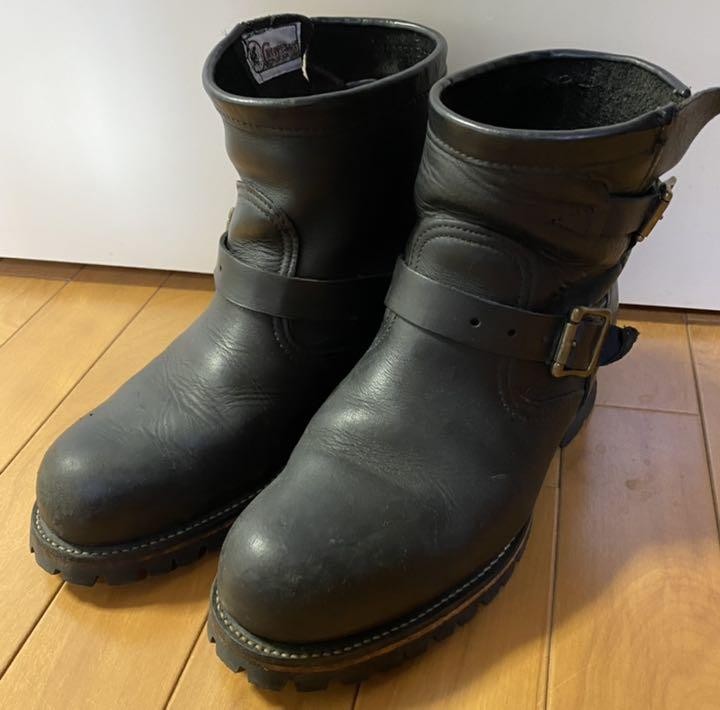 CHIPPEWA Short engineer boots (7E) 24.5cm - 25cm #0417 | eBay