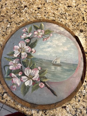 Hand Painted Shipping Container Lid by Immigrant Antique