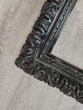 Black Frame Ornate Style Photography Frame Art Painting Poster Framed