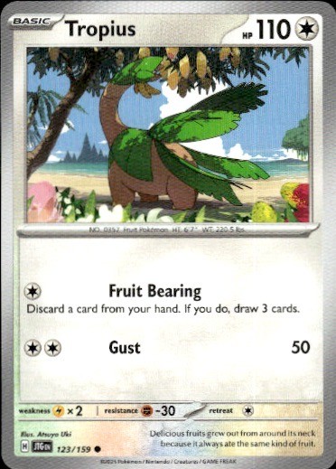 Tropius Common SV09: Journey Together 123/159 NM