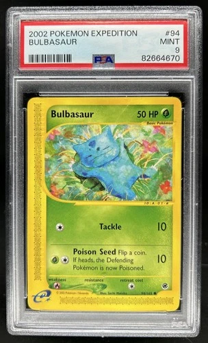 2002 Pokemon Expedition Bulbasaur #94 PSA 9