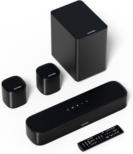 ULTIMEA 5.1ch Sound Bar for Smart TV, Virtual Surround Sound System for TV, App