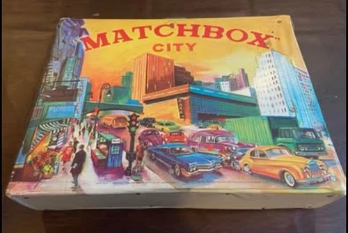 Matchbox 1970s Vintage City Playset Carrying Case Storage Case Suitcase