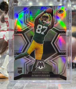 2022 Panini Mosaic - Rookies Romeo Doubs #341 Silver Prizm (RC)