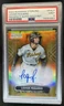 2022 Bowman Sterling Liover Peguero Prospect Auto Gold Refractor #/50 PSA 9