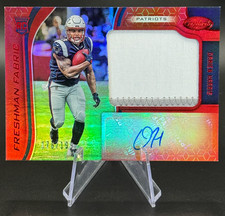 2019 Damien Harris RC /199 Certified Freshman Fabrics RPA Rookie Patch Auto Pats