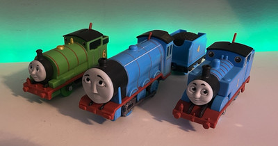 NEW 80th Anniversary Motorized Thomas & Friends Thomas, Gordon, Percy