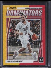 2022-23 Donruss Optic Darius Garland #14 Elite Dominators Red Yellow Wave /99