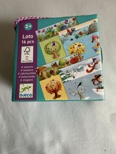 Loto-Spiel von Djeco zum Thema "4 Jahreszeiten".