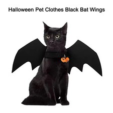 Cat Halloween Costume Cat Bat Wings Pet Bat Outfit Wing for Small Dog Cats Pet H