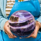 5.87 LB Natural Rainbow Fluorite Sphere Collectible Decor Healing Stone 5509 — photo 3