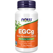 EGCg Green Tea Extract 90 Veg Caps 400 Mg by Now Foods
