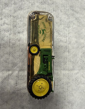 John Deere 1948 Moline IL Pocket Knife w/ Tractor Handle & Black Zipper Case