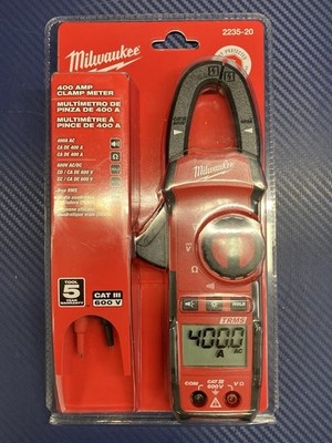 NEW Milwaukee 2235-20 400 Amp True RMS Clamp Meter - 600V
