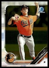 2019 Bowman Draft Chrome DL Hall Baltimore Orioles #BDC-33
