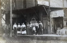 Kittredge & Sanders Hardware Store Libertyville IL Illinois RPPC Postcard COPY