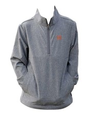 Cinch Western Sweatshirt Boys 1/2 Zip Back Vent Gray MWJ7993001