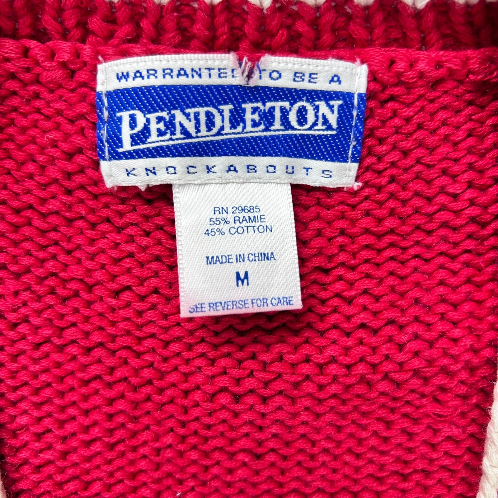 Vtg Pendleton Knockabouts Women’s Medium Golf Ves… - image 4