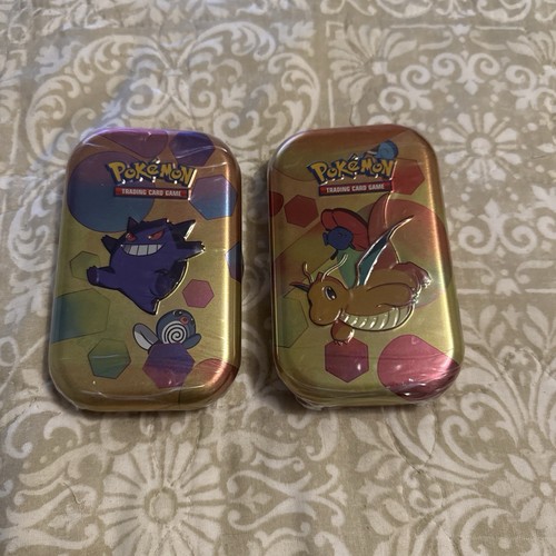 Menge ZWEI (2) Pokemon TCG: Scharlachrot & Violett - 151 Mini Tins! Nagelneu, versiegelt!